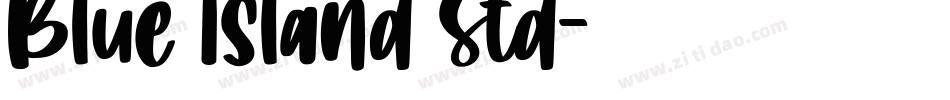 Blue Island Std字体转换